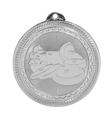 Weightlifting Laserable Medals