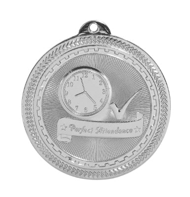 Perfect Attendance Laserable Medals