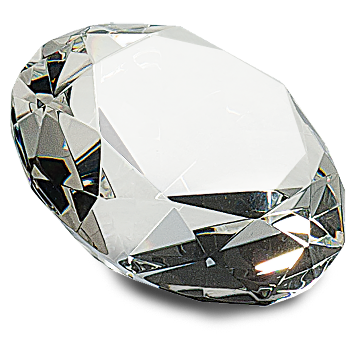 Crystal Diamond Paperweight