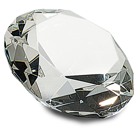 Crystal Diamond Paperweight