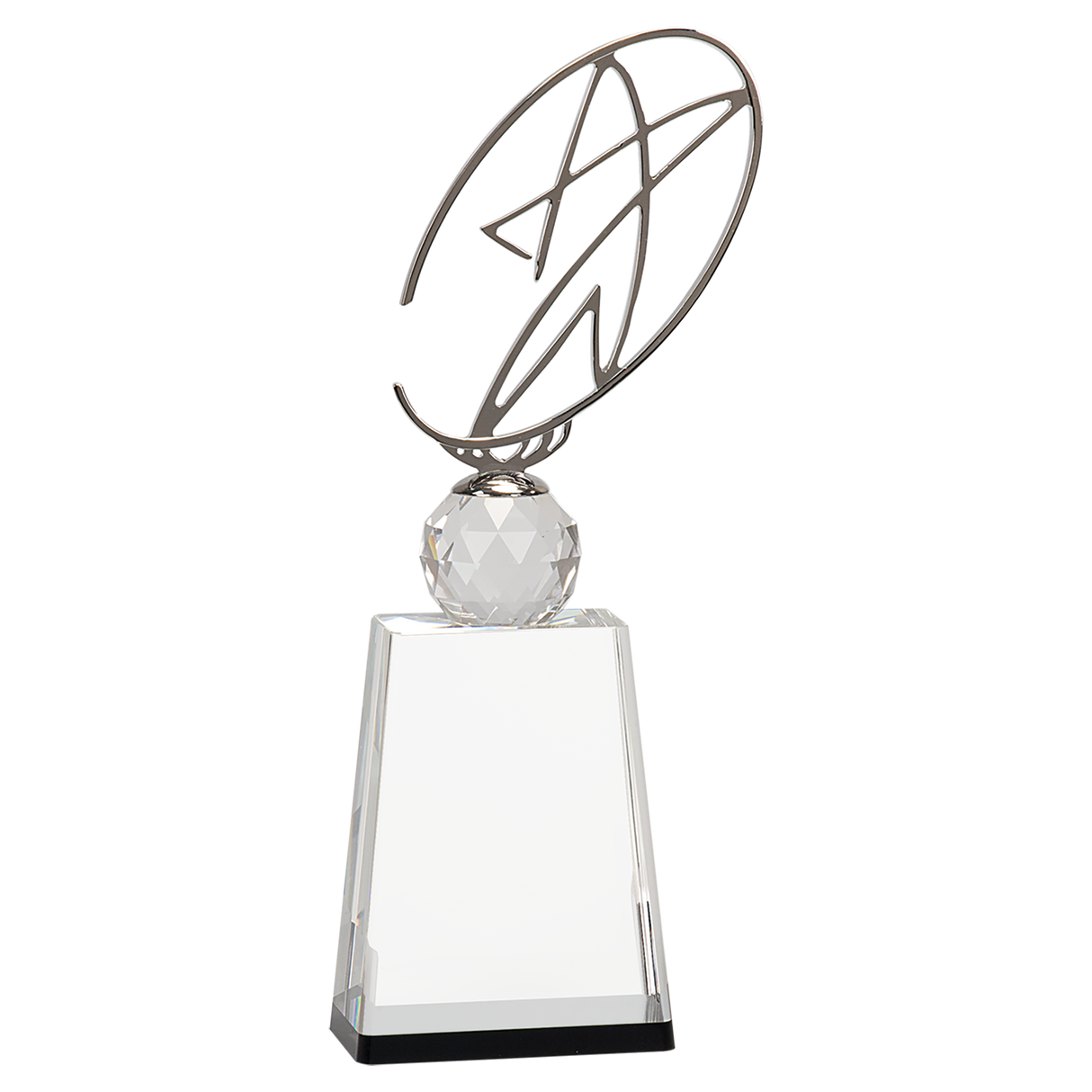 Crystal Awards with Silver Oval Star