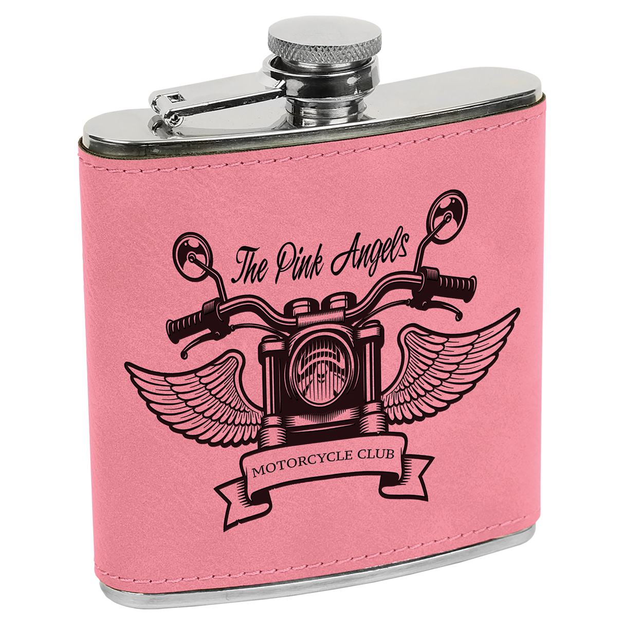 6 oz. Individual Leatherette Flasks