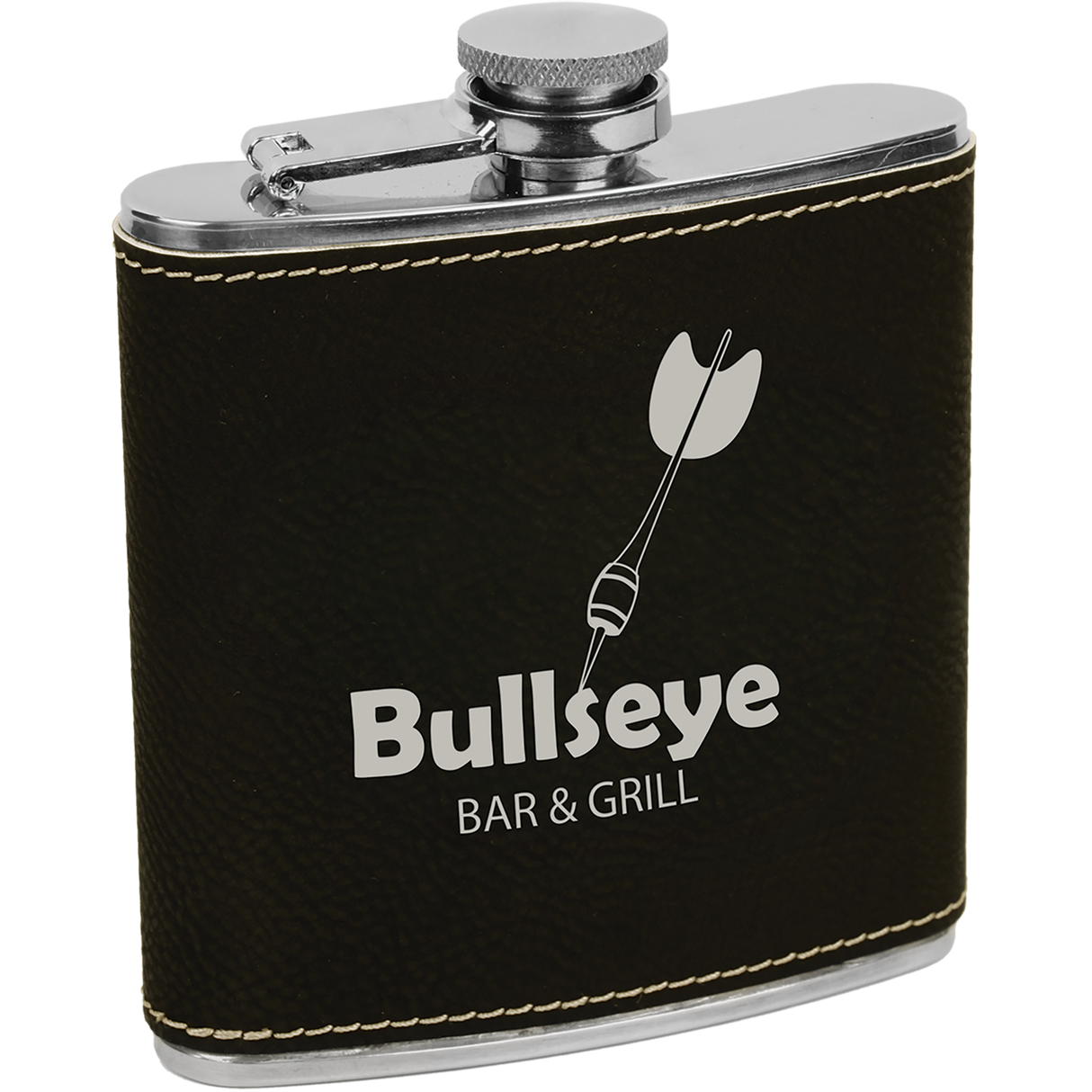 6 oz. Individual Leatherette Flasks