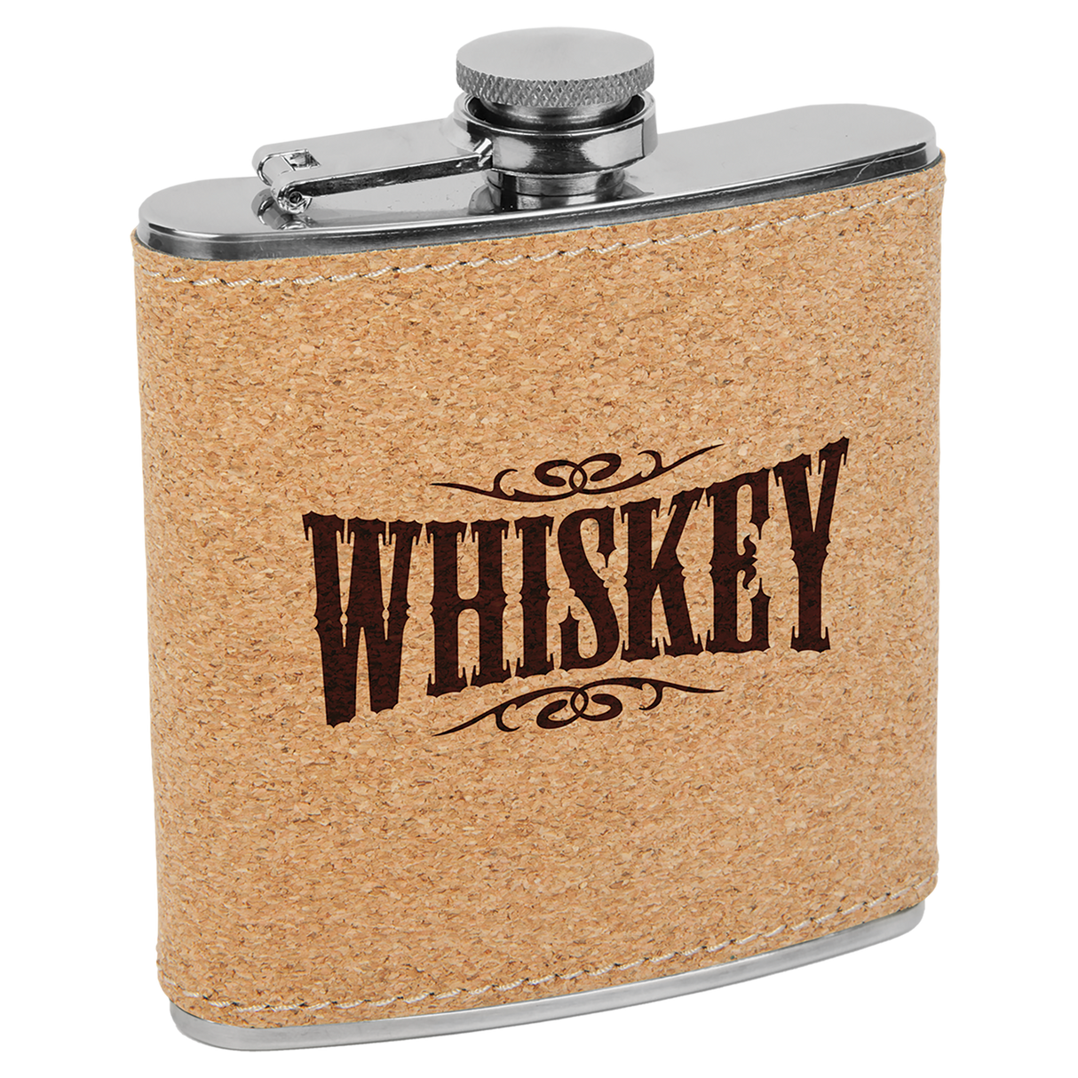 6 oz. Individual Leatherette Flasks