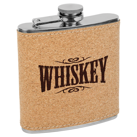 6 oz. Individual Leatherette Flasks