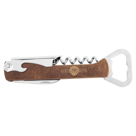 Leatherette Wine Bottle Opener