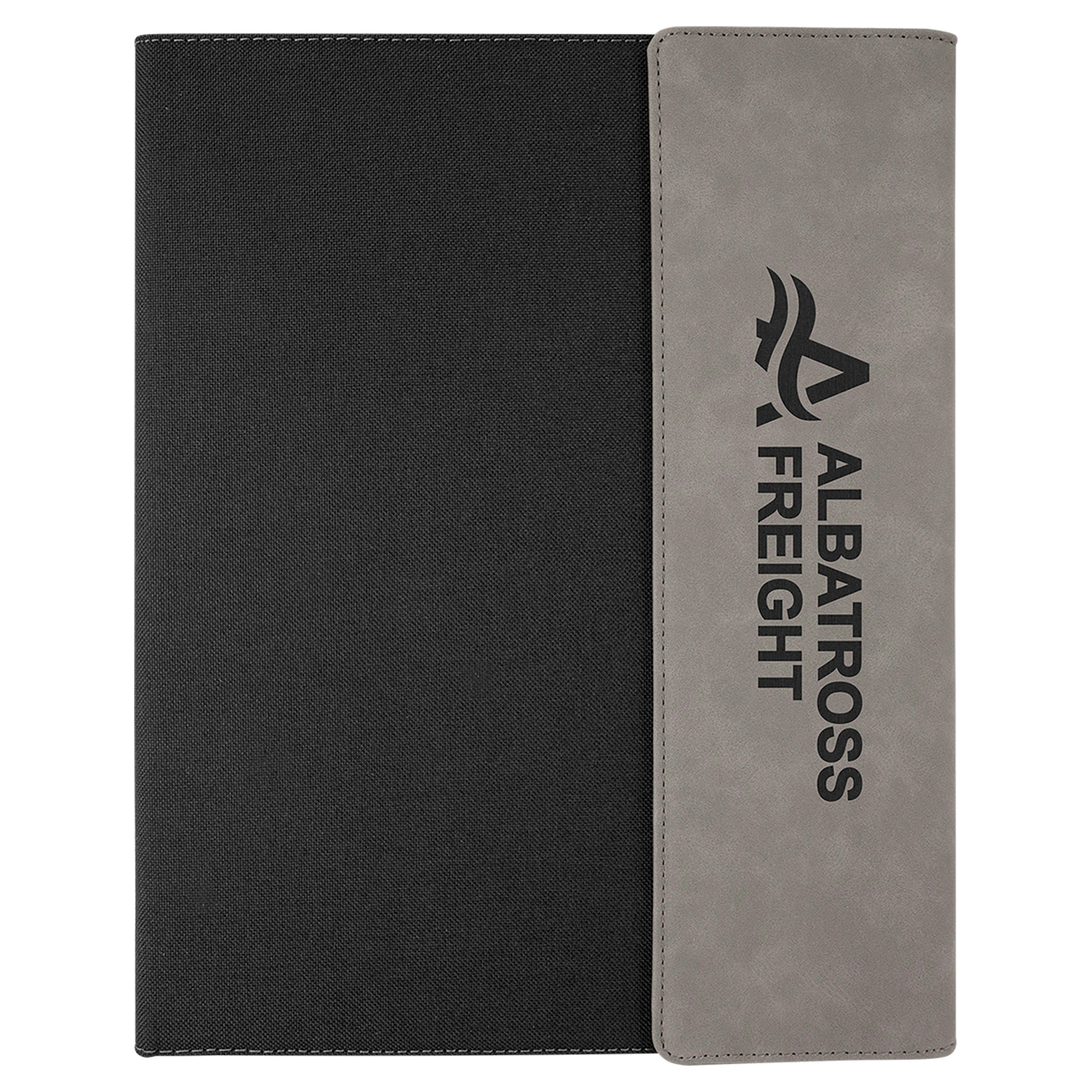 Leatherette Canvas Portfolio with Notepad