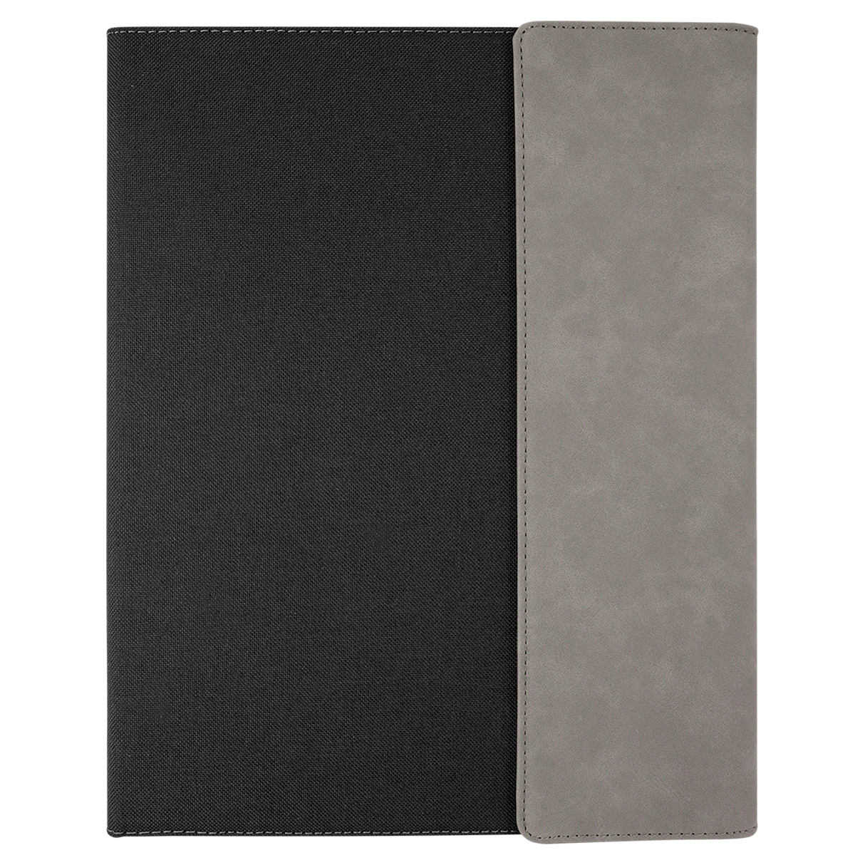 Leatherette Canvas Portfolio with Notepad