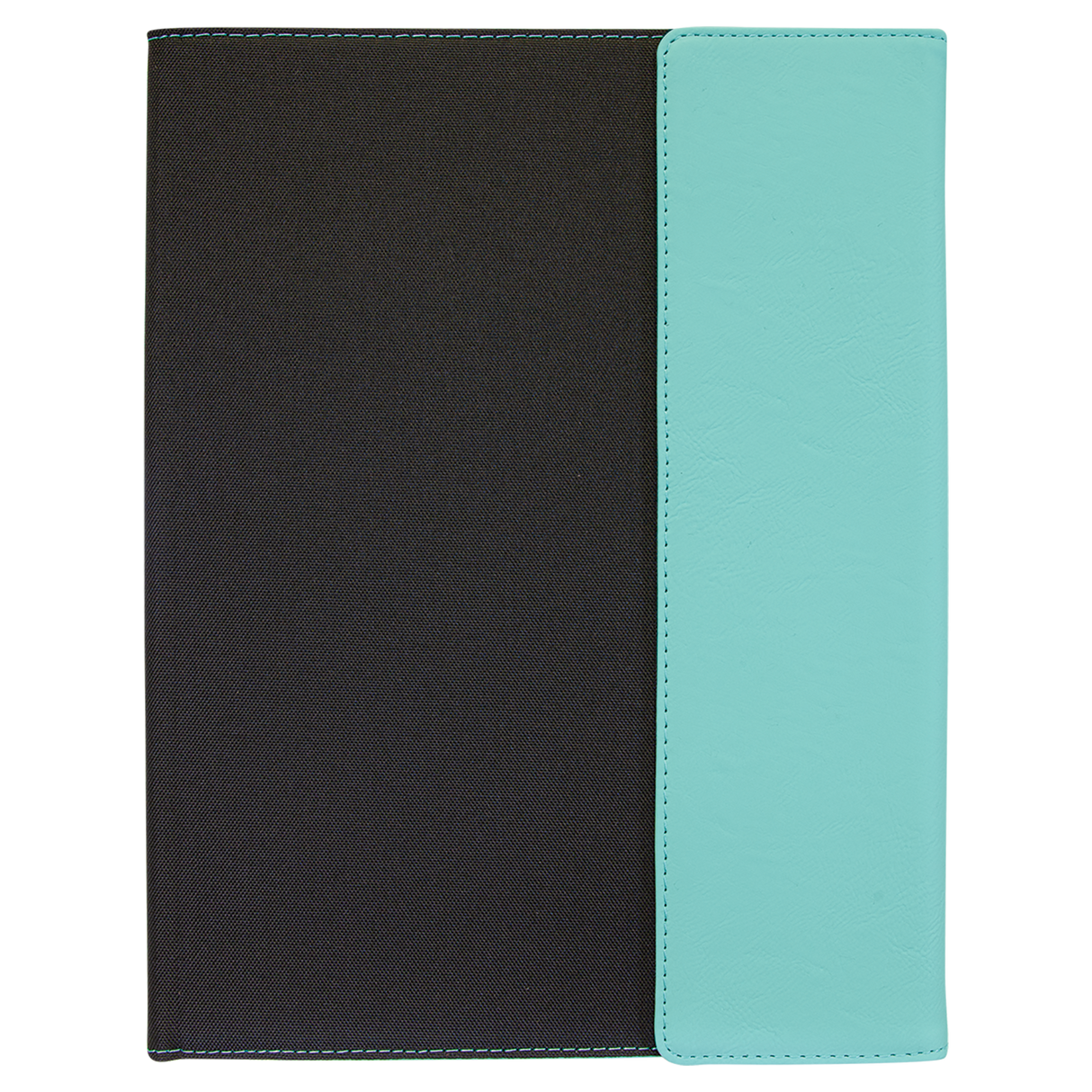 Leatherette Canvas Portfolio with Notepad