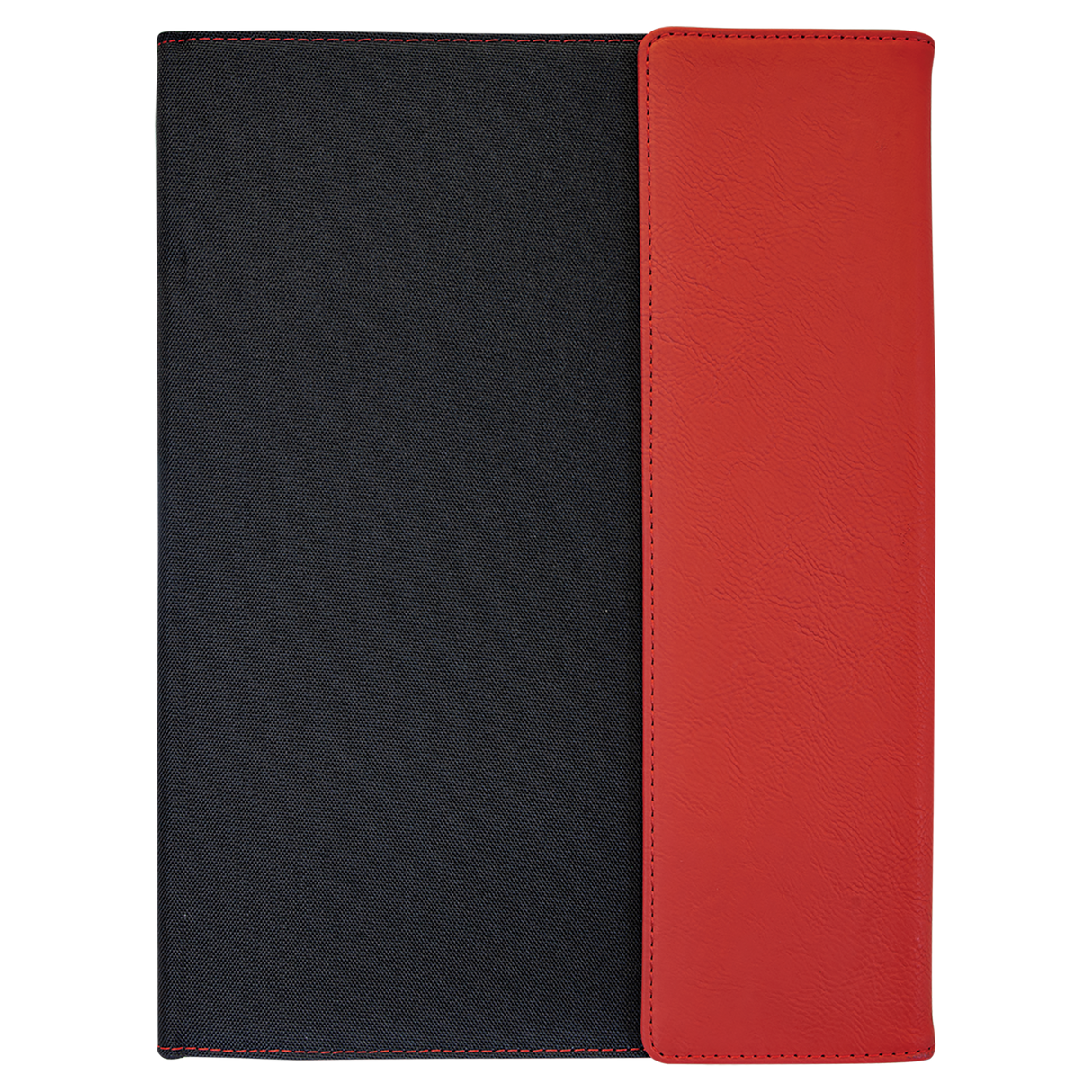 Leatherette Canvas Portfolio with Notepad