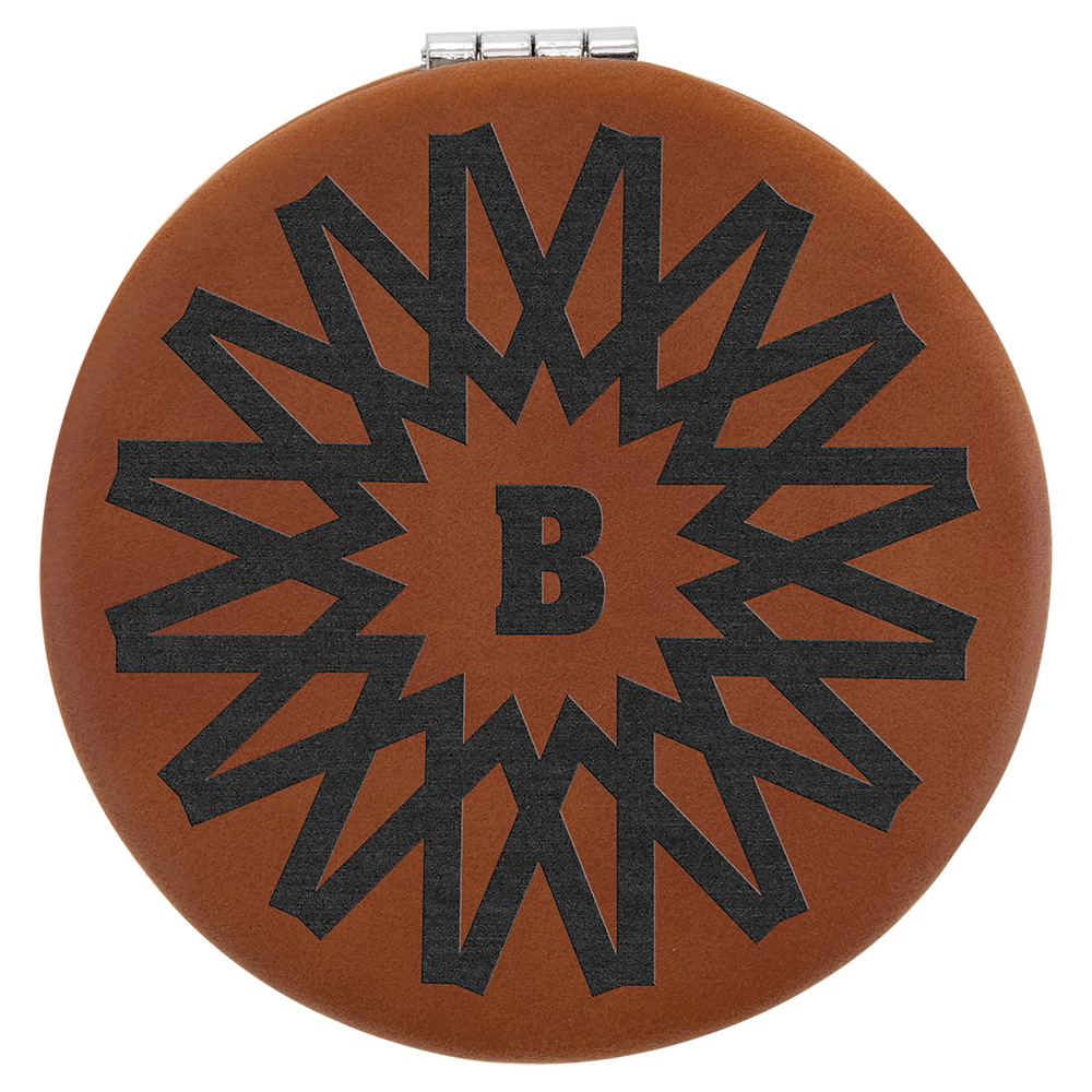 Leatherette Compact Mirrors