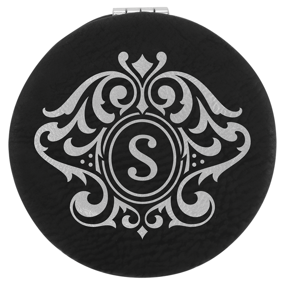 Leatherette Compact Mirrors