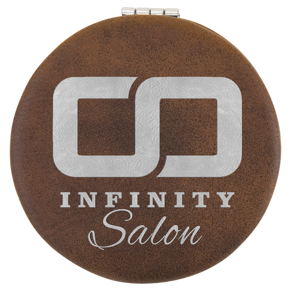 Leatherette Compact Mirrors
