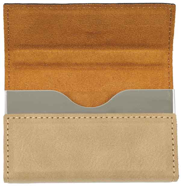 Leatherette Hard Business Card Holders