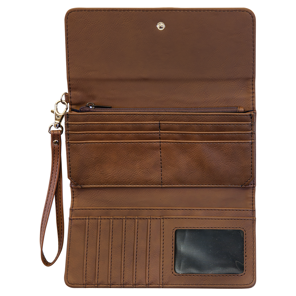 Leatherette Purse with Strap
