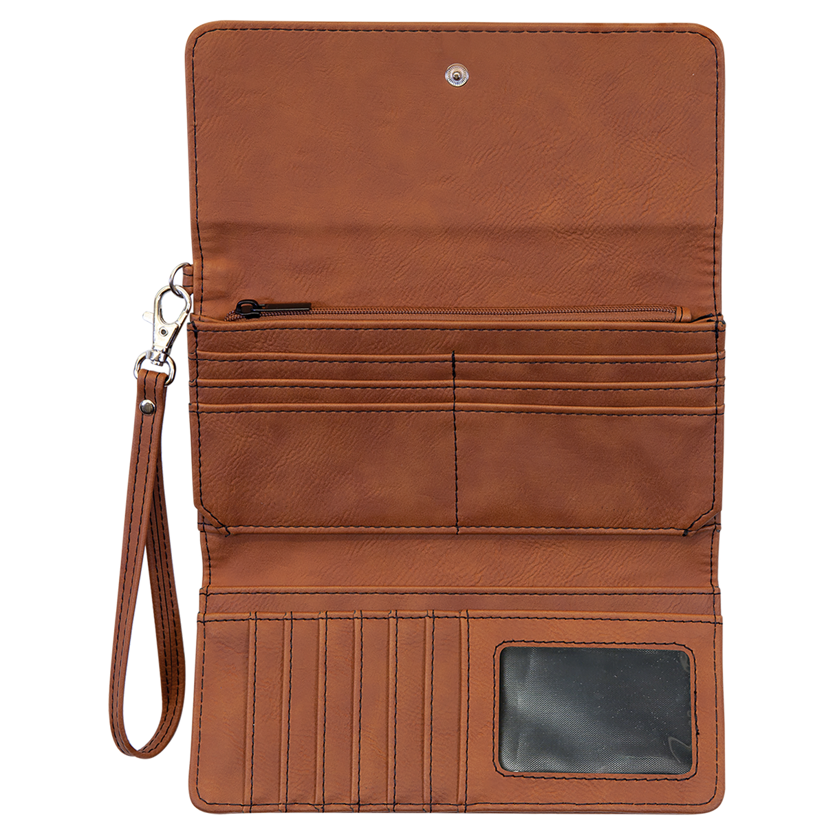 Leatherette Purse with Strap