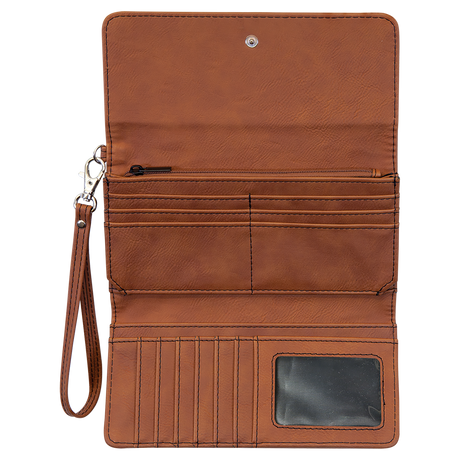 Leatherette Purse with Strap