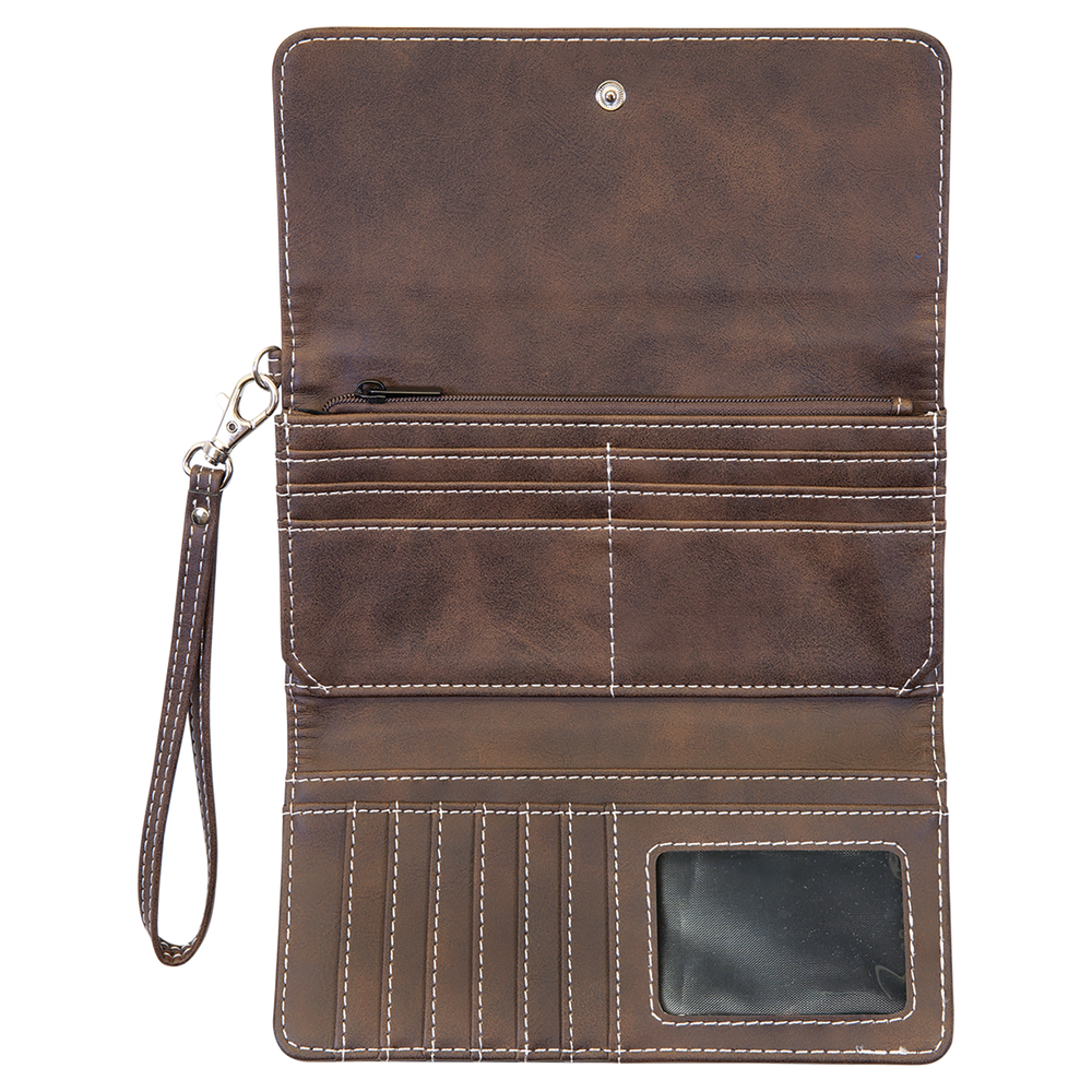 Leatherette Purse with Strap