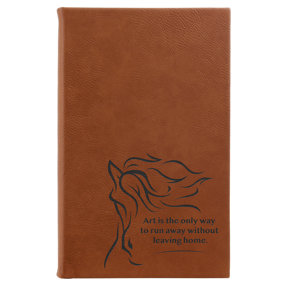Laserable Leatherette Sketch Book