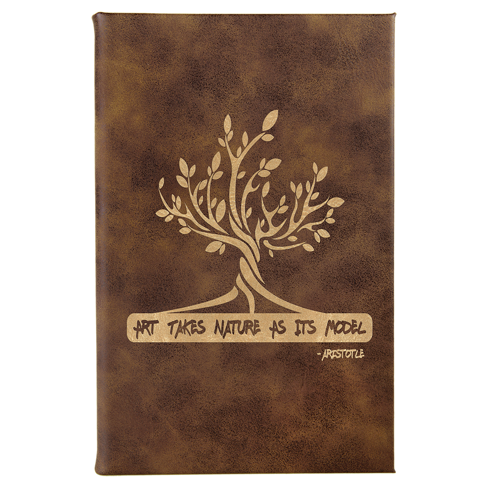 Laserable Leatherette Sketch Book