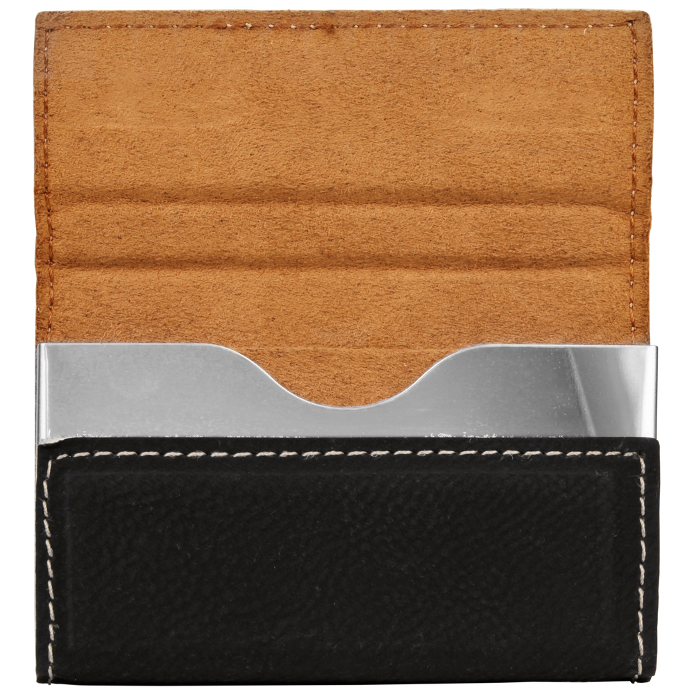 Leatherette Hard Business Card Holders