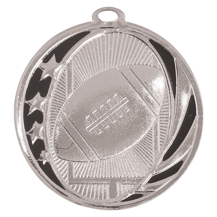 Football Laserable MidNite Star Medals