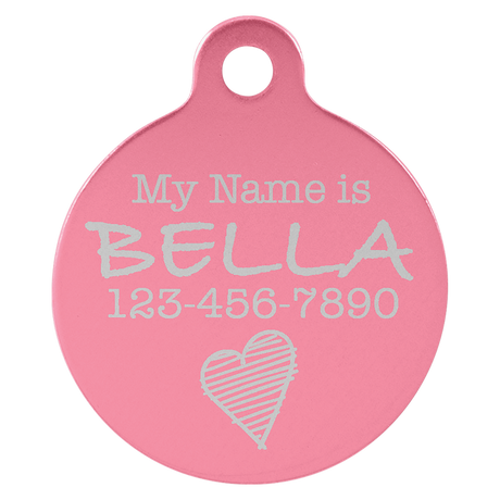 Circle Pet Tags