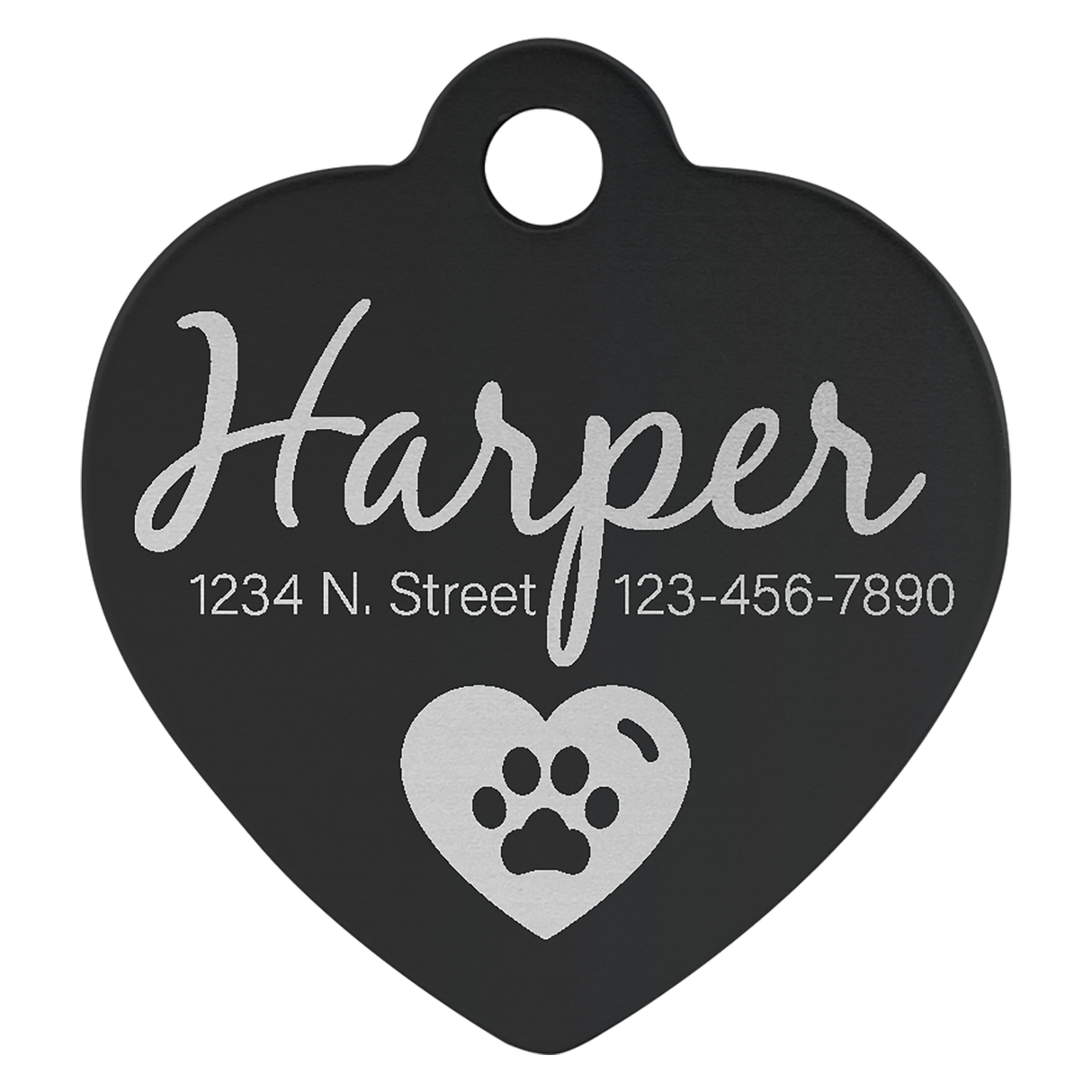Heart Pet Tags