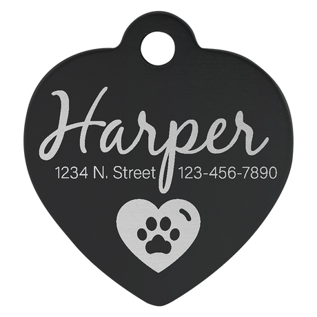Heart Pet Tags