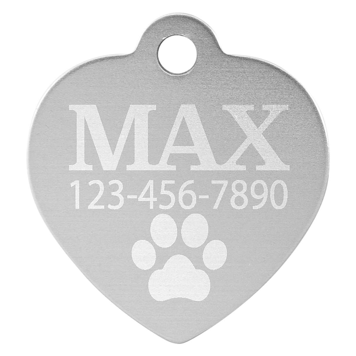 Heart Pet Tags
