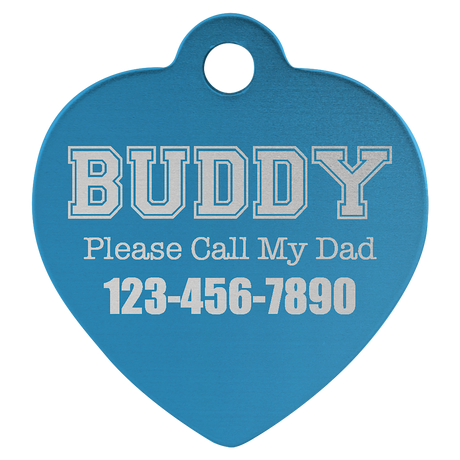 Heart Pet Tags