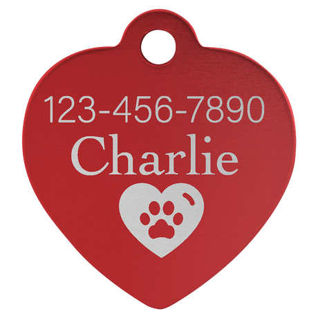 Heart Pet Tags