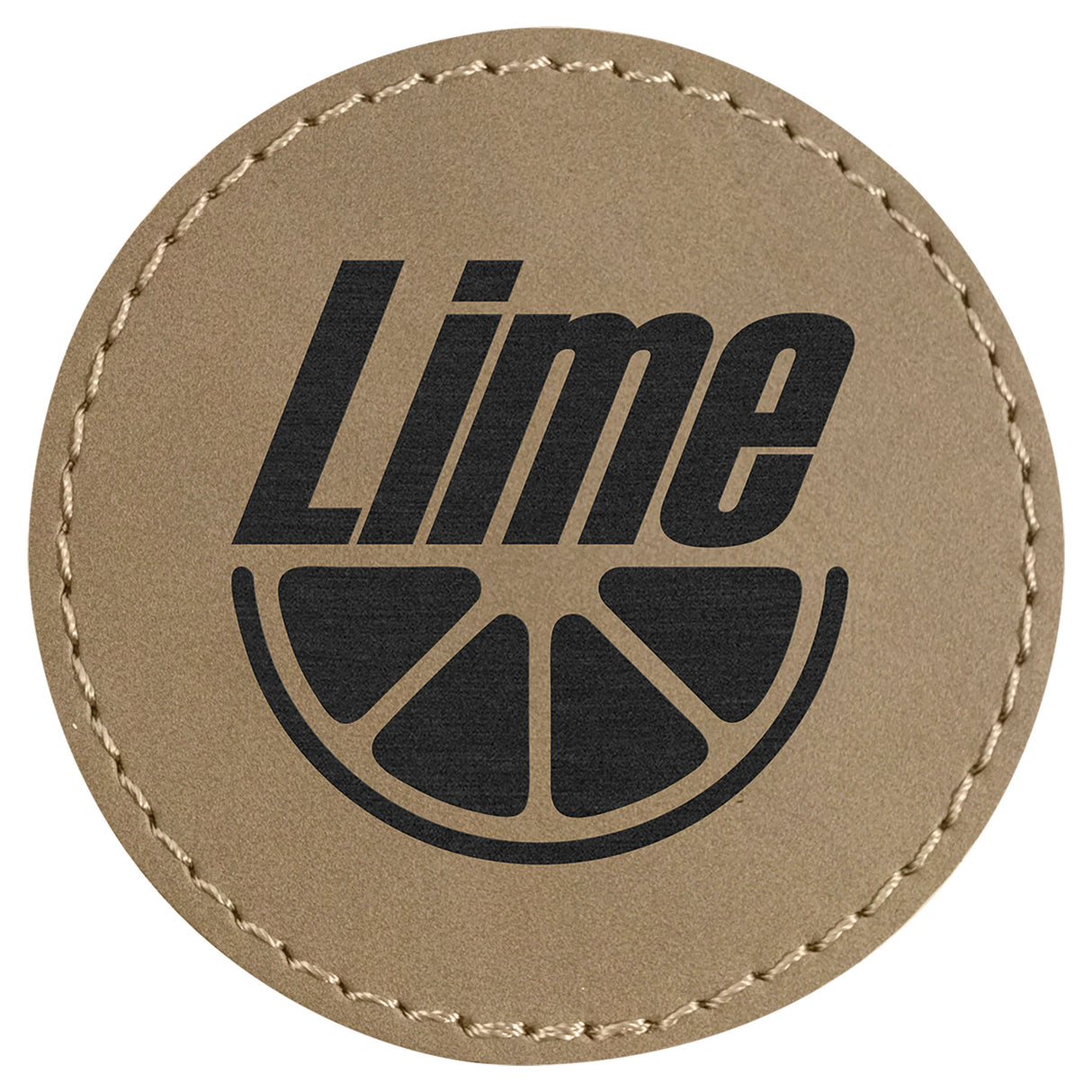 Circle Leatherette Patches