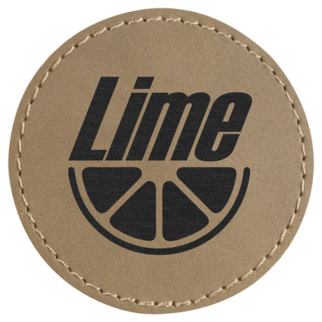 Circle Leatherette Patches