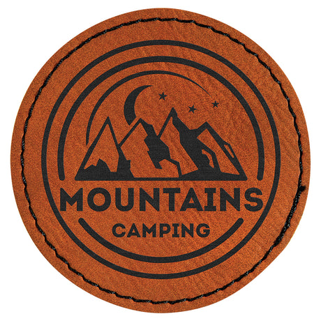 Circle Leatherette Patches