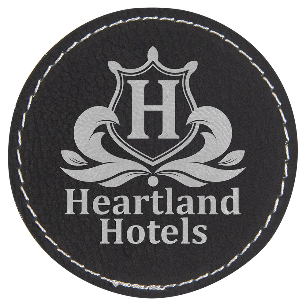 Circle Leatherette Patches