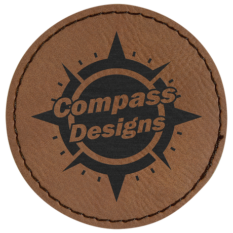 Circle Leatherette Patches