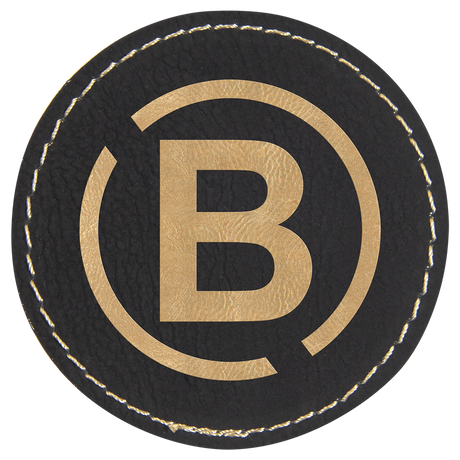 Circle Leatherette Patches