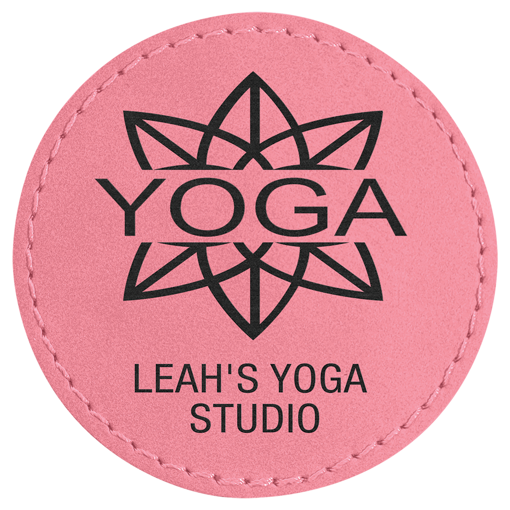 Circle Leatherette Patches