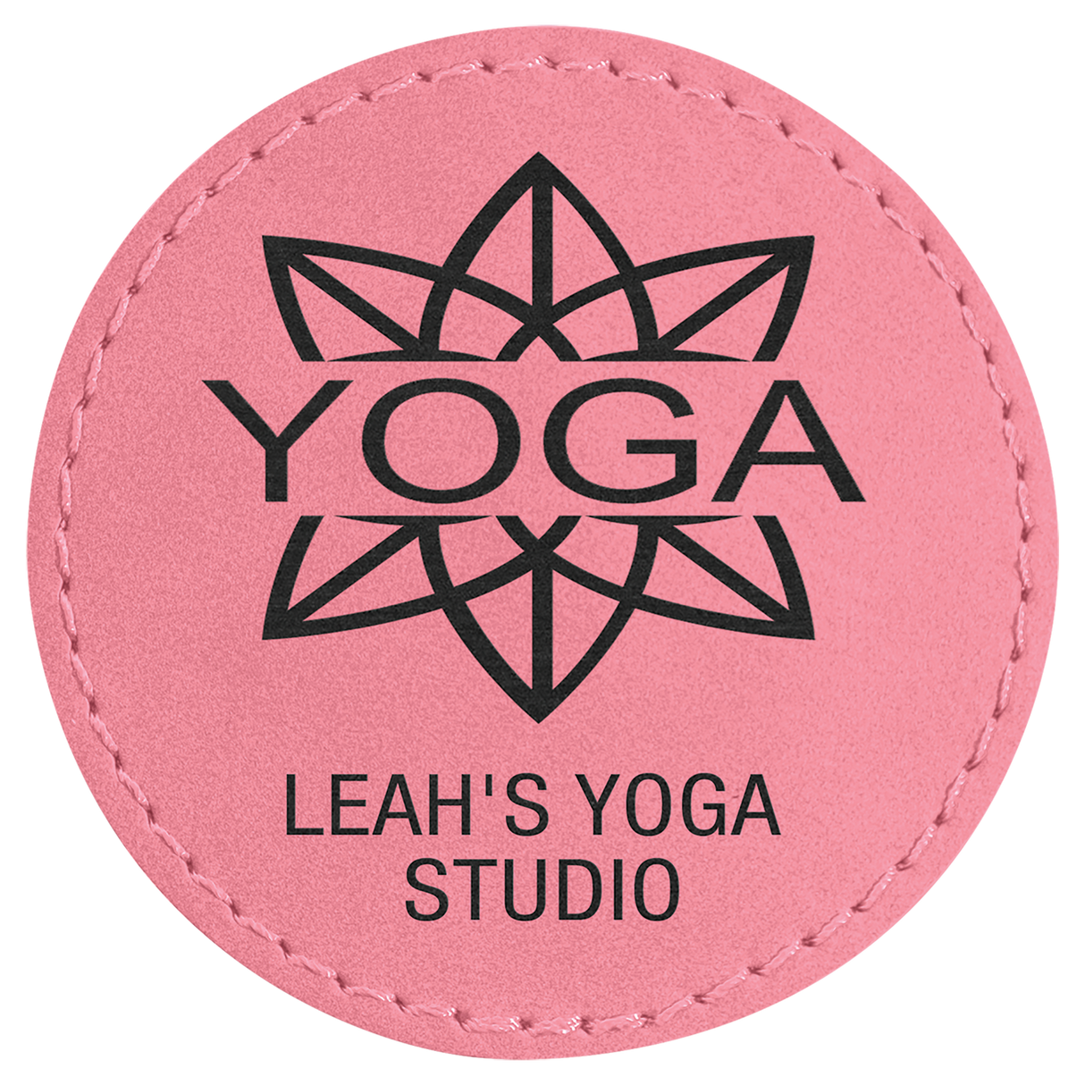 Circle Leatherette Patches