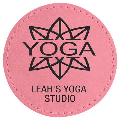 Circle Leatherette Patches