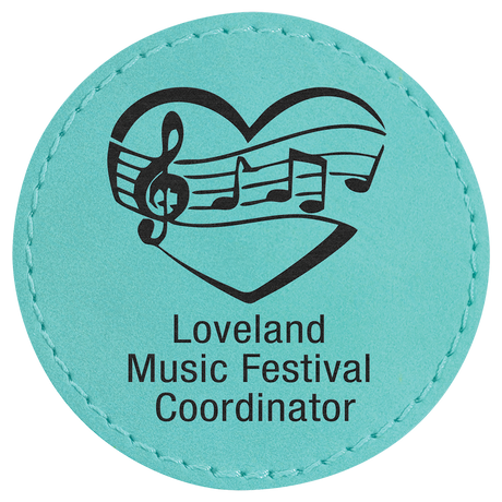 Circle Leatherette Patches