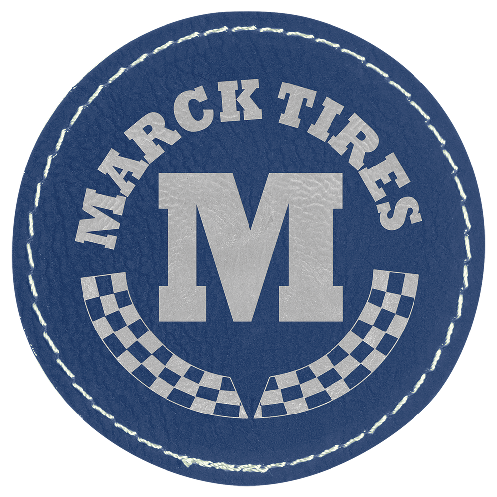 Circle Leatherette Patches