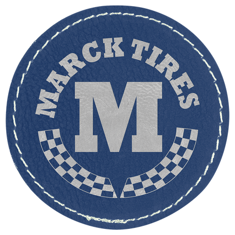 Circle Leatherette Patches