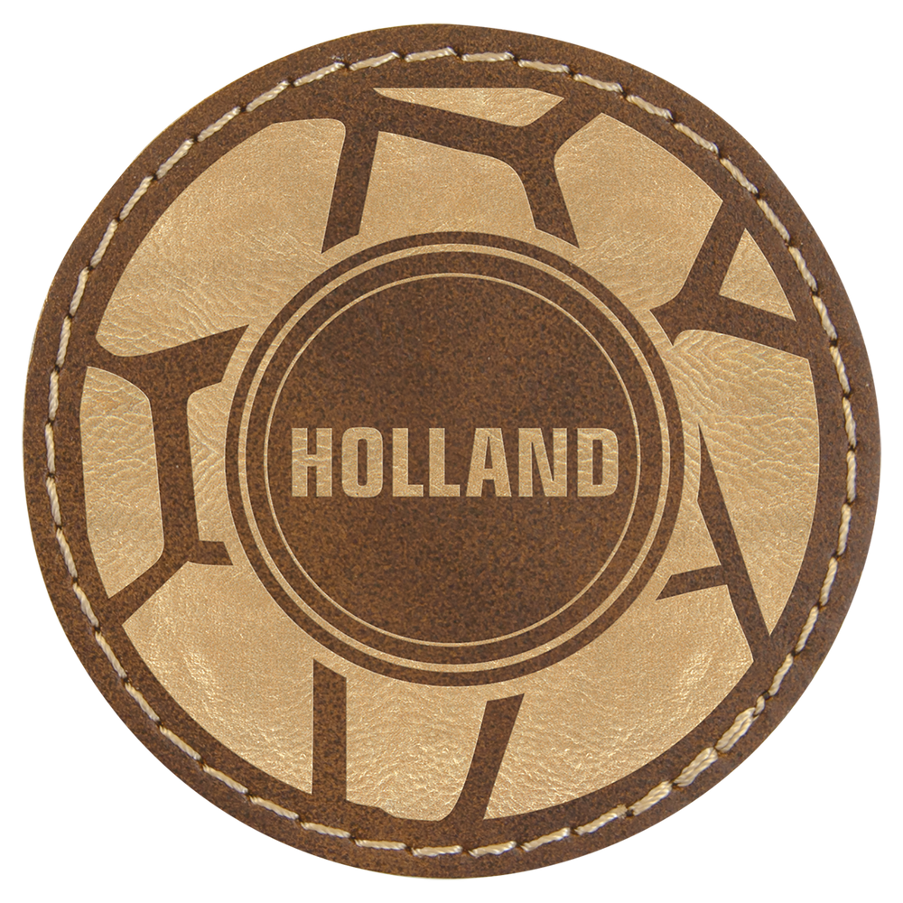 Circle Leatherette Patches