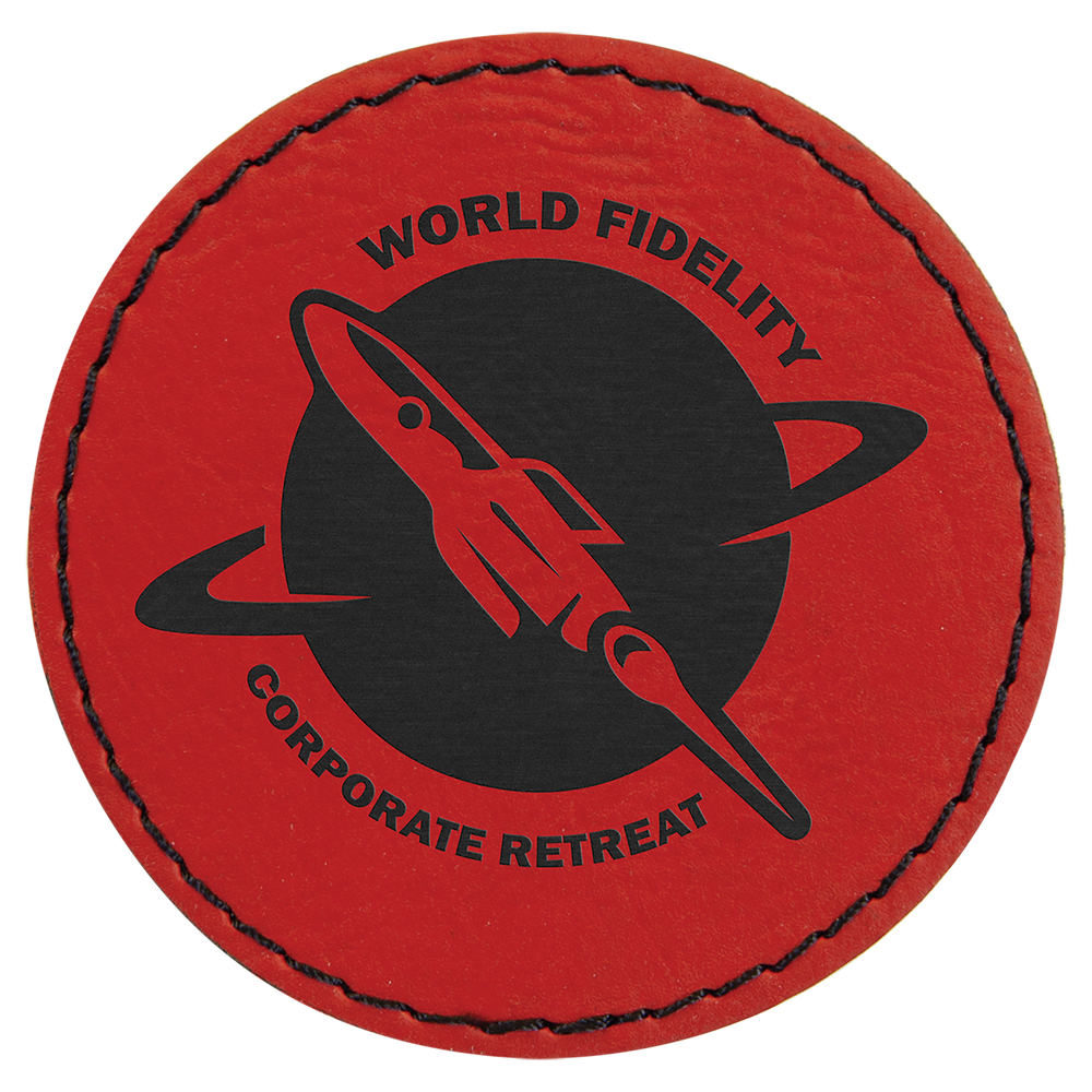 Circle Leatherette Patches