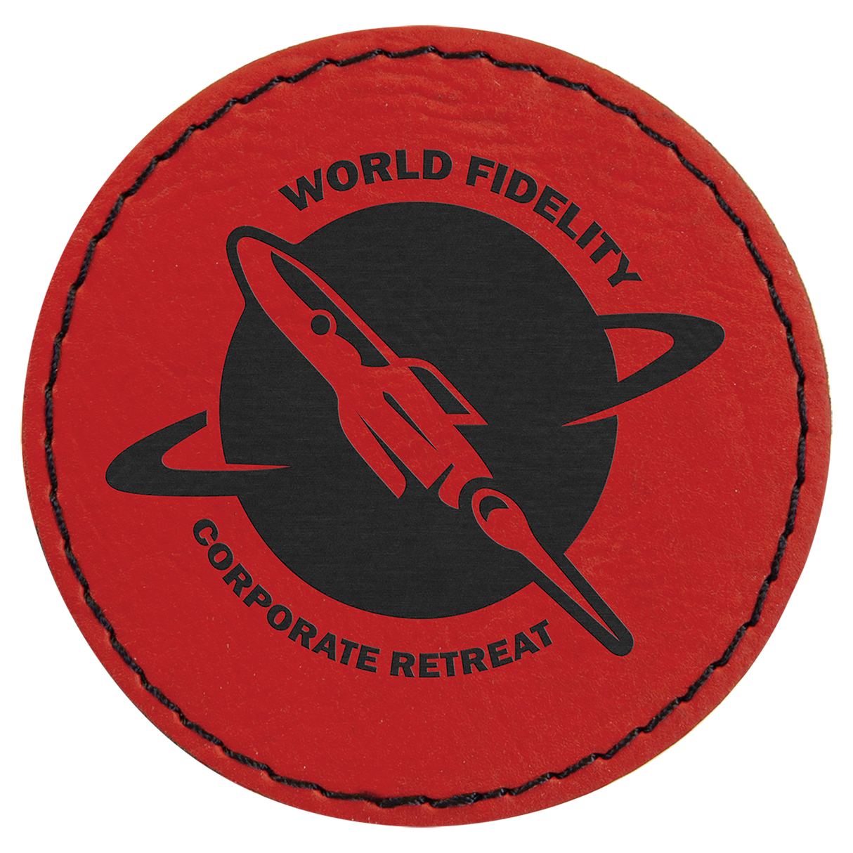 Circle Leatherette Patches