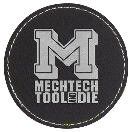 Circle Leatherette Patches