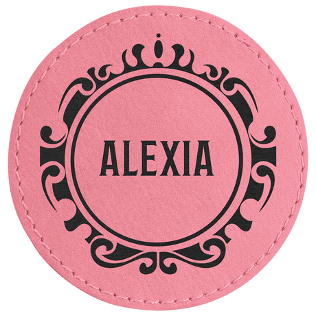 Circle Leatherette Patches