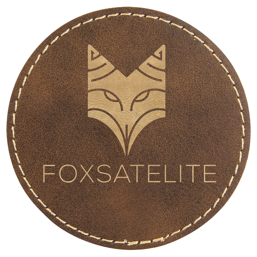 Circle Leatherette Patches